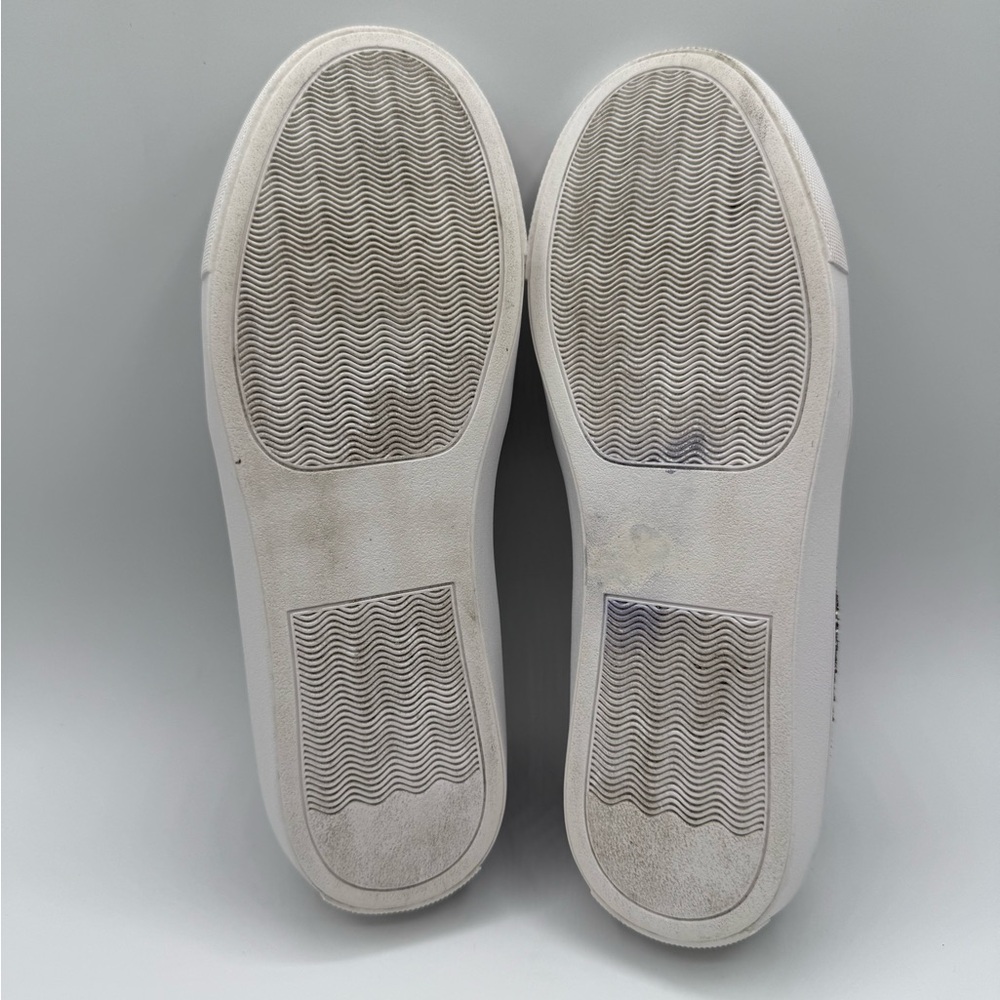 Steve Madden Ecentrog Leather Trim Multicolor Sparkly-Glitter Slip On Sneakers - Picture 6 of 16
